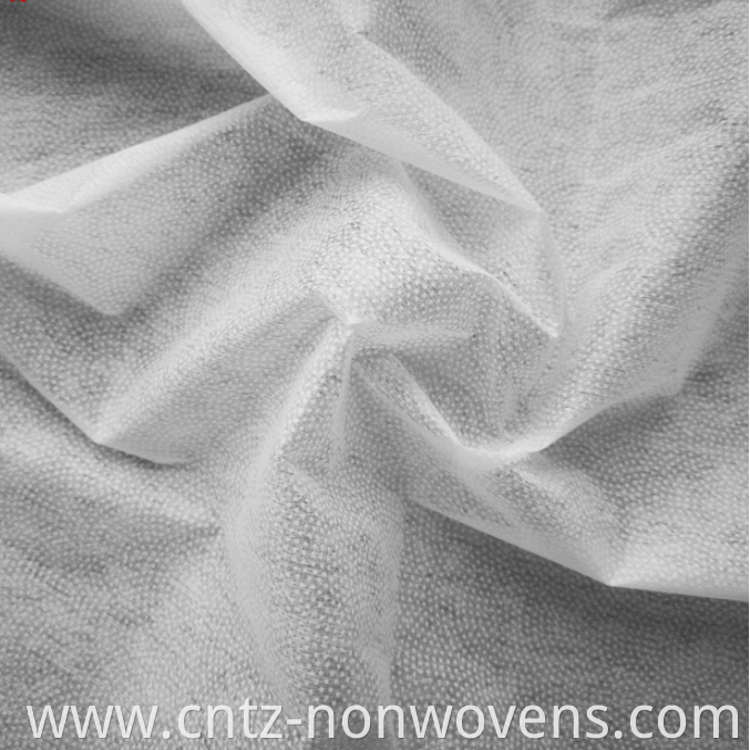 GAOXIN nonwoven fusible interlining fabric polyester/nylon interfacing/interlining